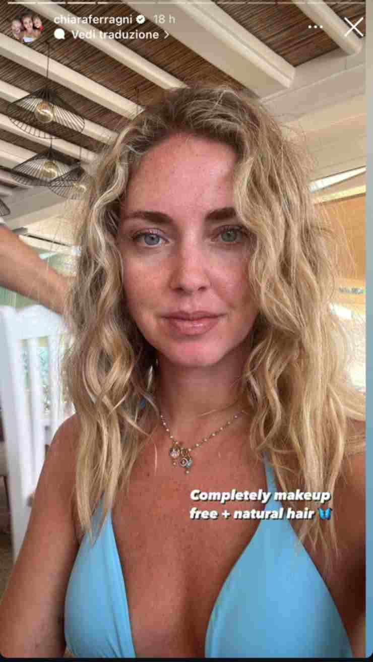 Chiara Ferragni come non si è mai vista